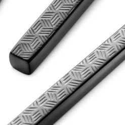 Viadurini Kitchen Besteck Set-24 Besteck aus poliertem geschmiedetem Stahl mit Origami, hergestellt in Italien - Osaka