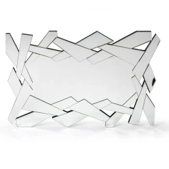 Viadurini Living Wandspiegel-110 cm geformter Wandspiegel aus Glas mit modernem Rahmen - Nirdo