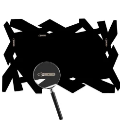 Viadurini Living Wandspiegel-110 cm geformter Wandspiegel aus Glas mit modernem Rahmen - Nirdo