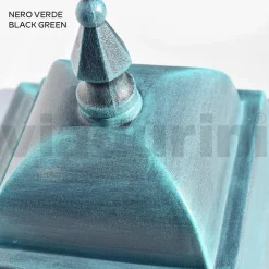 Viadurini Lighting Gartenlampion-85 cm hohe Außenlampe aus Glas und Aluminiumdruckguss - Alchemist