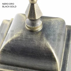 Viadurini Lighting Gartenlampion-252 cm hohe Außenlampe aus Glas und Aluminiumdruckguss - Alchemist