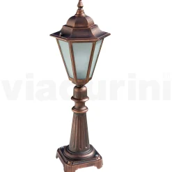 Viadurini Lighting Gartenlampion-79 cm hohe Gartenlampe aus Glas und 5 Aluminiumausführungen - Pinako