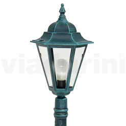 Viadurini Lighting Gartenlampion-117 cm hohe Gartenlampe aus Glas und 5 Aluminiumausführungen - Pinako