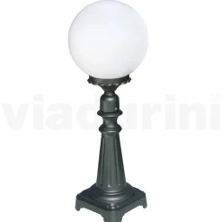 Viadurini Lighting Gartenlampion-69 cm hohe Straßenlaterne aus Acryl und anthrazitfarbenem Aluminium. Hergestellt in Italien - Trovaantracite