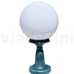 Viadurini Lighting Gartenlampion-47 cm hohe Straßenlaterne aus schwarzem Acryl und Aluminium, hergestellt in Italien - Trovanero