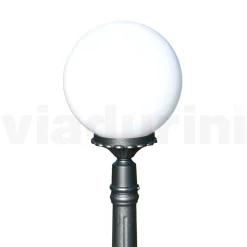 Viadurini Lighting Gartenlampion-110 cm hohe Straßenlaterne aus Acryl und anthrazitfarbenem Aluminium. Hergestellt in Italien - Trovaanthrazit