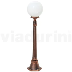 Viadurini Lighting Gartenlampion-110 cm hohe Straßenlaterne aus schwarzem Acryl und Aluminium, hergestellt in Italien - Trovanero