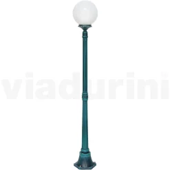 Viadurini Lighting Gartenlampion-172 cm hohe Straßenlaterne aus schwarzem Acryl und Aluminium Made in Italy - Trovanero