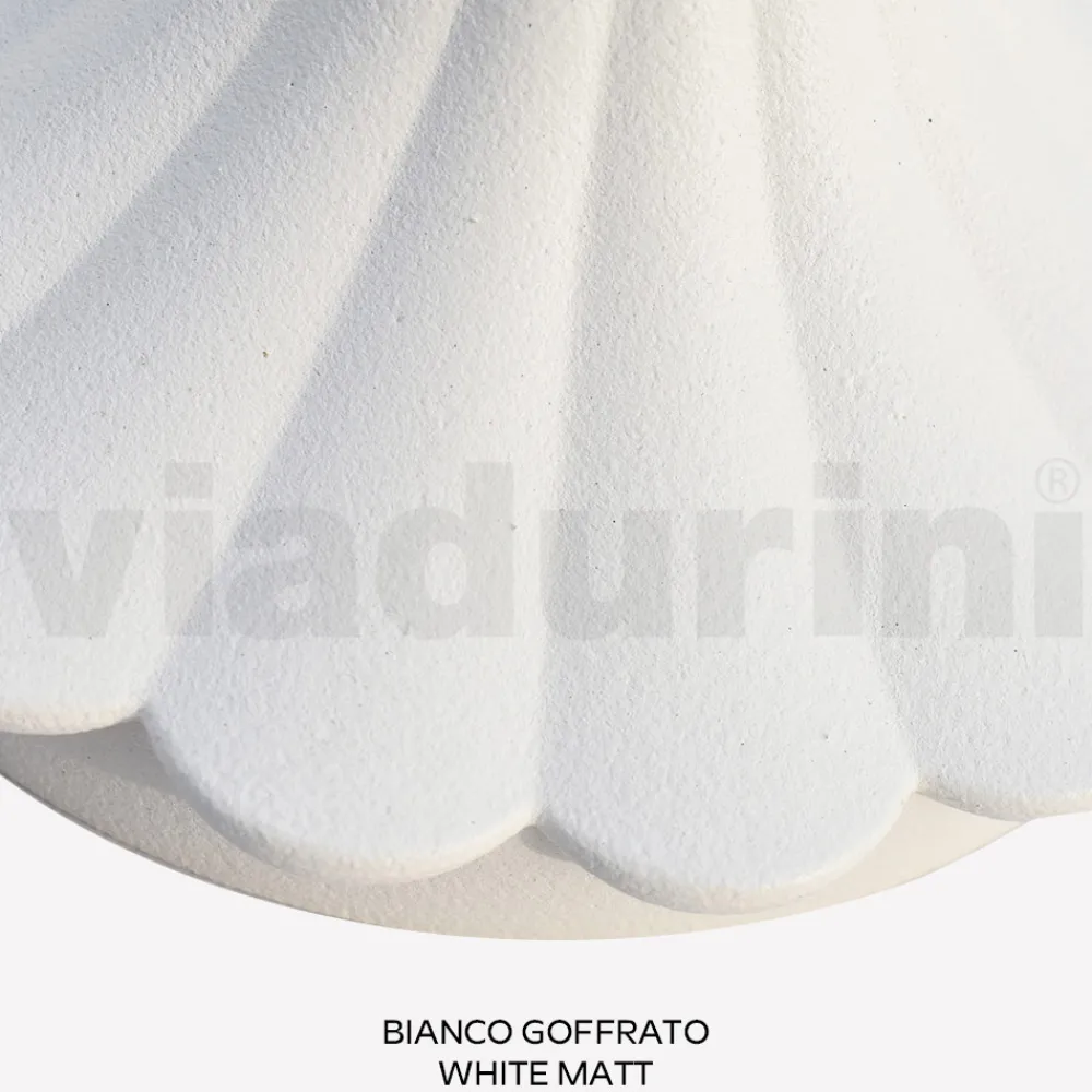 Viadurini Lighting Gartenlampion-270 cm hohe Straßenlaterne aus weißem Acryl und Aluminium, hergestellt in Italien - Trovabianco