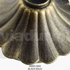 Viadurini Lighting Gartenlampion-69 cm hohe Straßenlaterne aus schwarzem Acryl und Aluminium, hergestellt in Italien - Trovanero