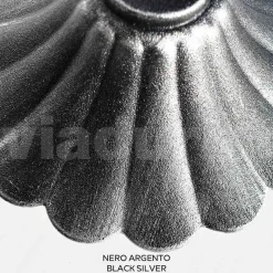 Viadurini Lighting Gartenlampion-69 cm hohe Straßenlaterne aus schwarzem Acryl und Aluminium, hergestellt in Italien - Trovanero