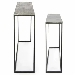 Viadurini Living Konsolentisch Flur-2 Consolle in Stahl Industriestil Modernes Design Homemotion - Sesam