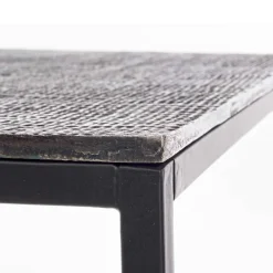 Viadurini Living Moderne Couchtische-2 Couchtische aus Homemotion-Aluminium und lackiertem Stahl - Sereno