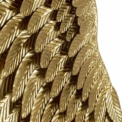 Viadurini Decor Religiöse Bilder-2 3D-Dekorplatten aus goldenem Eisen mit der Darstellung eines Flügelpaars - Tony