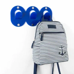 Viadurini Decor Wandgarderobe-2 dreifacher Wandhalter im farbigen Plexiglas-Clip-Design - Freddie