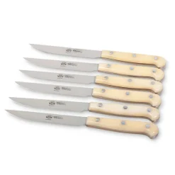 Coltellerie Berti Tischmesser-6 Edelstahl Tischmesser, Berti exklusiv für Viadurini - Annico