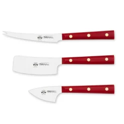 Coltellerie Berti Käsemesser-3 Edelstahl-Käsemesser, Berti Exklusiv für Viadurini - Asiago