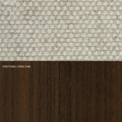 Viadurini Living Moderne Stühle-4 Esszimmerstühle aus massivem Eschenholz und Stoff, hergestellt in Italien – Sulu