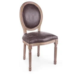 Viadurini Living Klassische Stühle-2 Esszimmerstühle im klassischen Design aus Polyester Homemotion - Dalida