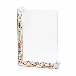 Viadurini Decor Bilderrahmen-2 Fotorahmen mit mehreren Tischen aus farbigem Plexiglas oder mit Holz - Menelao