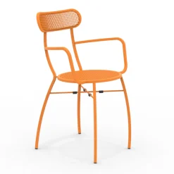 Viadurini in the Garden Metallsessel-4 Gartensessel aus Metall in verschiedenen Farben Made in Italy - Hedge