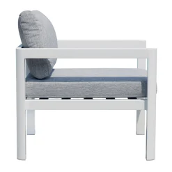 Viadurini in the Garden Metallsessel-2 Gartenstühle aus Aluminium und Polyesterkissen - Mickey Mouse