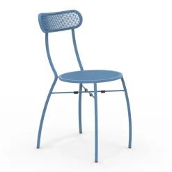 Viadurini in the Garden Gartenstühle Metall-4 Gartenstühle aus Metall in verschiedenen Farben Made in Italy - Hedge