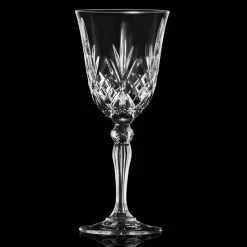 Viadurini Kitchen Italienisches Kristallgeschirr-12 Gläser Wein, Wasser, Cocktail im ökologischen Kristall-Vintage-Stil - Cantabile