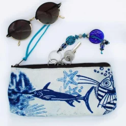 Viadurini by Marchi 1633 Italienische Mode-3 handbedruckte einteilige Baumwollkupplungen - Viadurini von Marchi