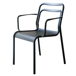 Viadurini in the Garden Metallsessel-2 Innen- und Außensessel aus 100 % recyceltem Aluminium in verschiedenen Farben – Getränk