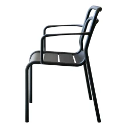 Viadurini in the Garden Metallsessel-2 Innen- und Außensessel aus 100 % recyceltem Aluminium in verschiedenen Farben – Getränk