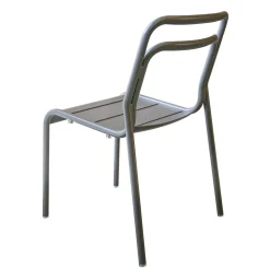 Viadurini in the Garden Gartenstühle Metall-2 Innen- und Außenstühle aus 100 % recyceltem Aluminium in verschiedenen Farben – Getränk