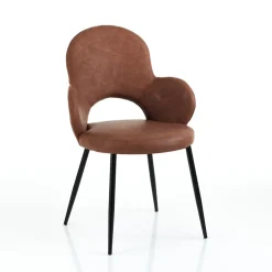 Viadurini Living Moderne Stühle-4 Kunstlederstühle in verschiedenen Ausführungen – Amaranth