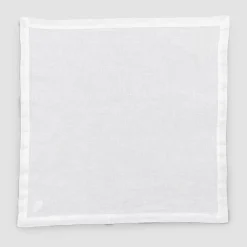 Viadurini Textile Servietten-6 leichte Leinenservietten mit hochwertiger Luxusdekoration - Virtu