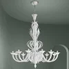 Viadurini Lighting Klassische Kronleuchter-12 Lichter Venedig Glas Kronleuchter Handgefertigt in Italien - Agustina