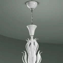 Viadurini Lighting Klassische Kronleuchter-12 Lichter Venedig Glas Kronleuchter Handgefertigt in Italien - Agustina