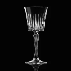 Viadurini Kitchen Italienisches Kristallgeschirr-12 luxuriöse ökologische Kristallwasser Cocktail Weingläser - Senzatempo