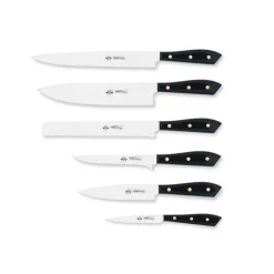 Coltellerie Berti Küchenmesser-6 Messer Gualtiero Marchesi, Berti exklusiv für Viadurini - Caio