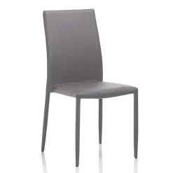 Viadurini Living Moderne Stühle-4 Metallstühle komplett mit Kunstleder bezogen - Rania