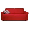 Viadurini Living Moderne Schlafsofas-2- oder 3-Sitzer-Schlafsofa aus abnehmbarem rotem Stoff Made in Italy - Geneviev