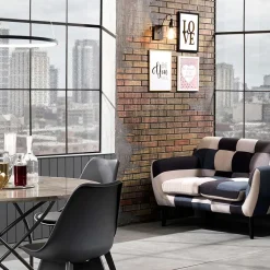 Viadurini Living Moderne Sofas-2- oder 3-Sitzer-Sofa aus mehrfarbigem Stoff – Kobalt