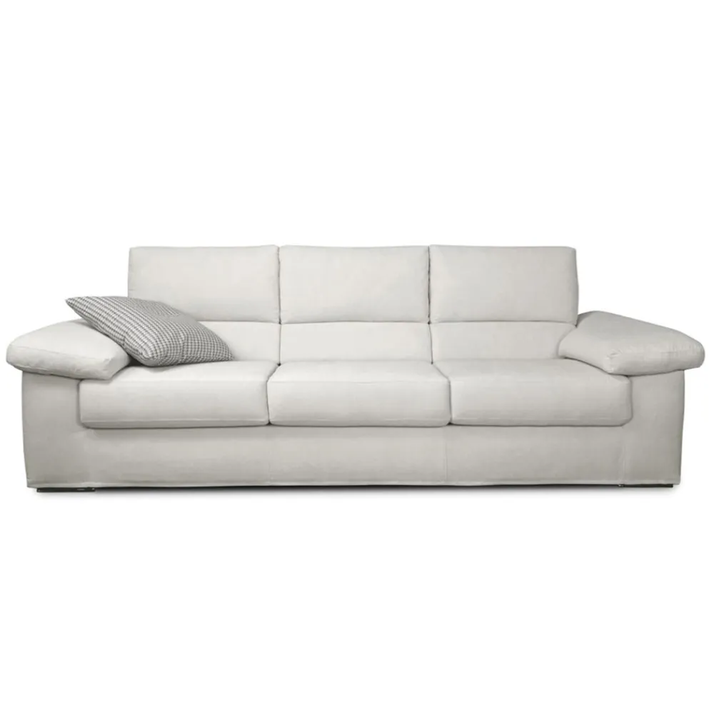 Viadurini Living Moderne Sofas-2- oder 3-Sitzer-Sofa in weißem Stoffdesign Made in Italy - Abudhabi