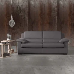 Viadurini Living Moderne Sofas-2- oder 3-Sitzer-Sofa mit Stoffbezug und Füßen Made in Italy - Budapest