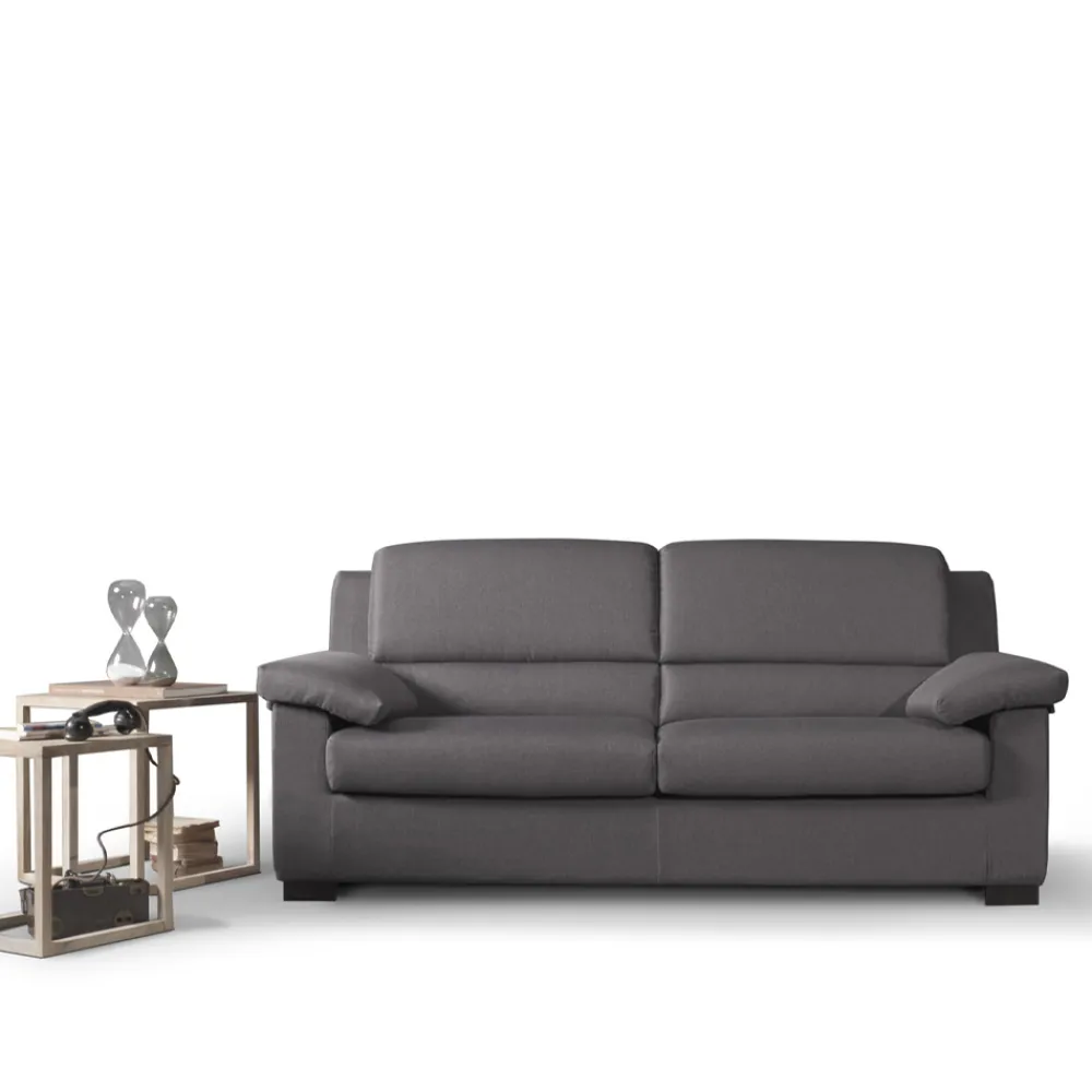 Viadurini Living Moderne Sofas-2- oder 3-Sitzer-Sofa mit Stoffbezug und Füßen Made in Italy - Budapest