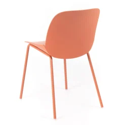 Viadurini Living Gartenstühle Kunststoff-4 Outdoor- und Indoor-Stühle aus Polypropylen und Metall – Bloody