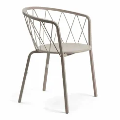 Viadurini in the Garden Metallsessel-2 Outdoor-Sessel aus lackiertem Metall stapelbar Made in Italy - Adia