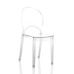 Viadurini Living Moderne Stühle-4 stapelbare Außen- und Innenstühle aus Polycarbonat – Pferd