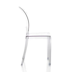 Viadurini Living Moderne Stühle-4 stapelbare Außen- und Innenstühle aus Polycarbonat – Pferd