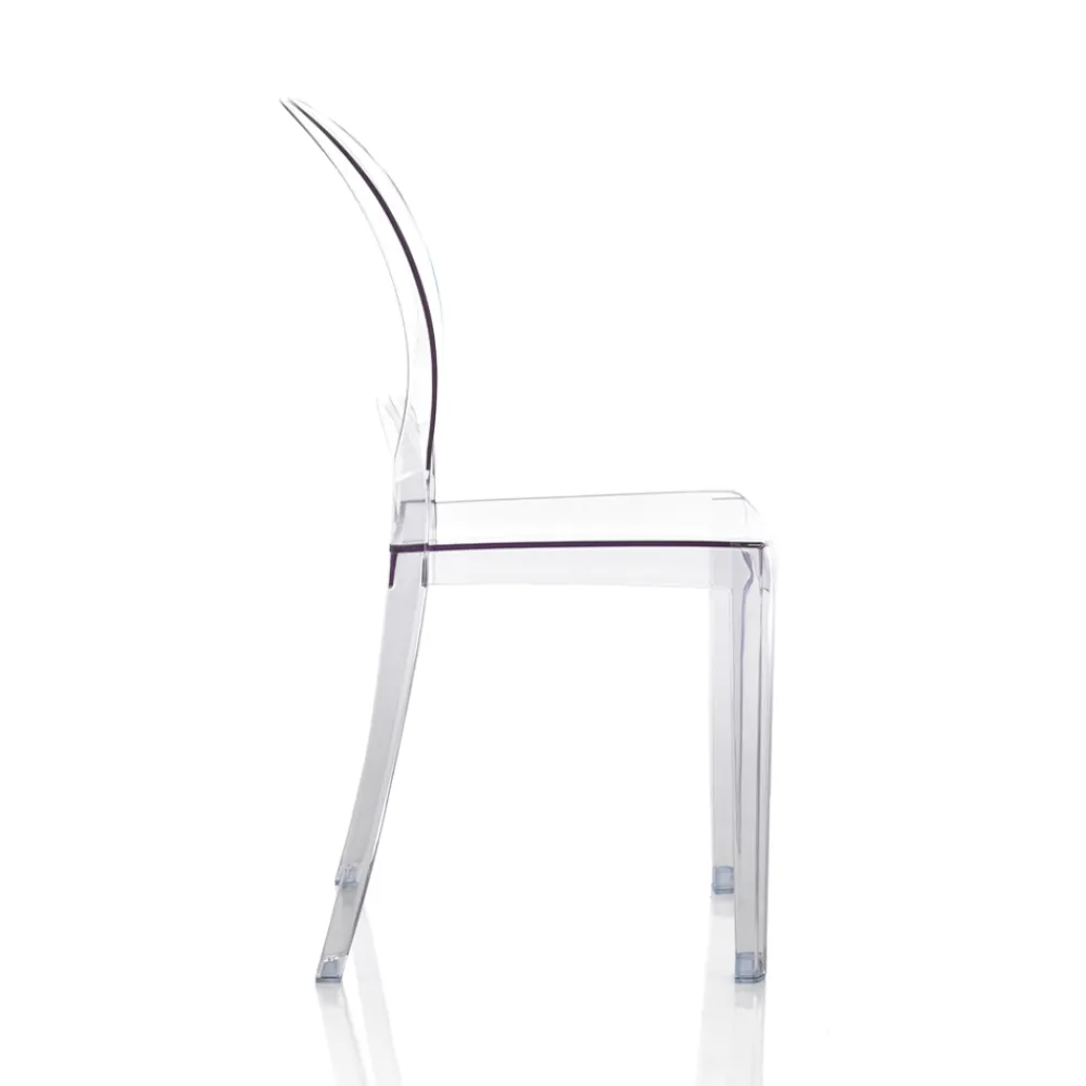 Viadurini Living Moderne Stühle-4 stapelbare Außen- und Innenstühle aus Polycarbonat – Pferd