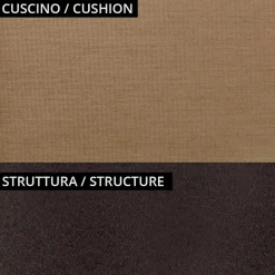 Viadurini in the Garden Metallsessel-2 stapelbare Gartensessel aus Metall und Kissen Made in Italy - Fontana